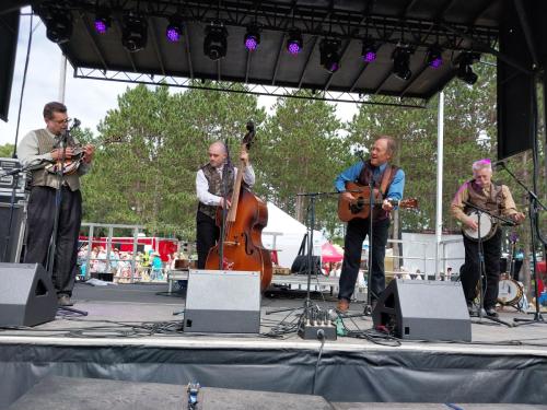 Art Stevenson and Highwater perform at the Saloon Stage at Blue Ox 2024