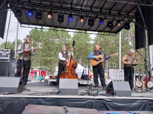 Art Stevenson and Highwater perform at the Saloon Stage at Blue Ox 2024