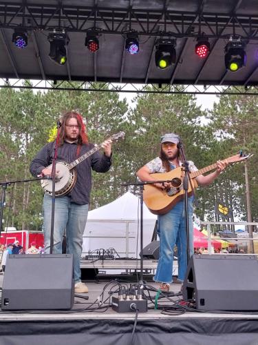 Colby T Helms and the Virginia Creepers perform at the Saloon Stage at Blue Ox 2024