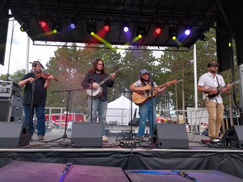 Colby T Helms and the Virginia Creepers perform at the Saloon Stage at Blue Ox 2024