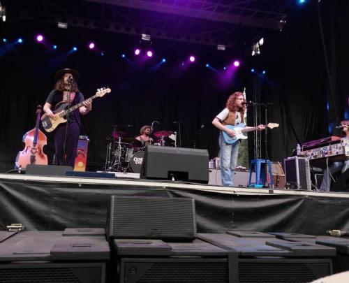 Daniel Donato's Cosmic Country performs at the Main Stage at Blue Ox 2024
