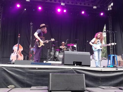 Daniel Donato's Cosmic Country performs at the Main Stage at Blue Ox 2024
