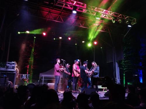 Horseshoes and Hand Grenades and Kyle Tuttle perform at the Saloon Stage at Blue Ox 2024