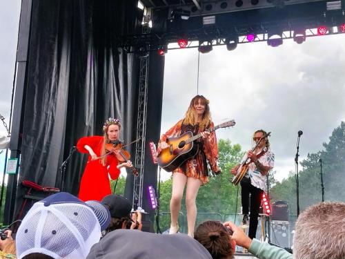 Molly Tuttle & Golden Highway perform at the Main Stage at Blue Ox 2024