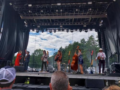 Molly Tuttle & Golden Highway perform at the Main Stage at Blue Ox 2024