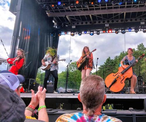 Molly Tuttle & Golden Highway perform at the Main Stage at Blue Ox 2024