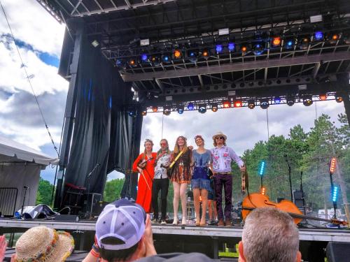 Molly Tuttle & Golden Highway perform at the Main Stage at Blue Ox 2024