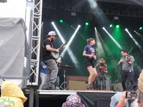 Pert Near Sandstone perform at the Main Stage at Blue Ox 2024