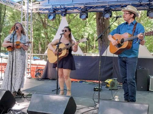 Said in Stone perform at the Backwoods Stage at Blue Ox 2024