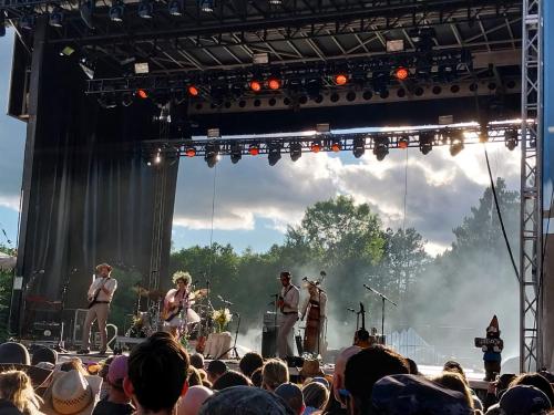Sierra Ferrell performs at the Main Stage at Blue Ox 2024