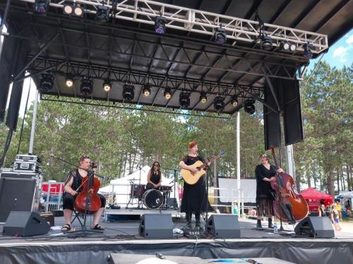 Superior Siren perform at the Saloon Stage at Blue Ox 2024