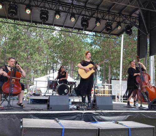Superior Siren perform at the Saloon Stage at Blue Ox 2024