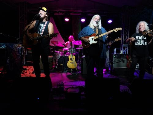 The High Hawks perform at the Backwoods Stage at Blue Ox 2024