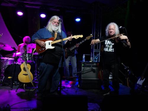 The High Hawks perform at the Backwoods Stage at Blue Ox 2024