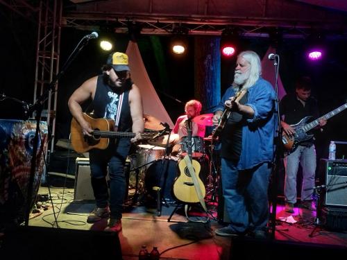 The High Hawks perform at the Backwoods Stage at Blue Ox 2024