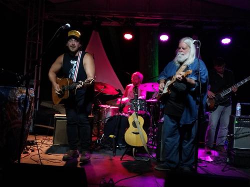 The High Hawks perform at the Backwoods Stage at Blue Ox 2024