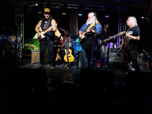 The High Hawks perform at the Backwoods Stage at Blue Ox 2024