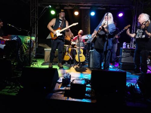 The High Hawks perform at the Backwoods Stage at Blue Ox 2024