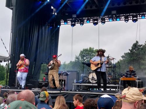 Them Coulee Boys perform at the Main Stage at Blue Ox 2024