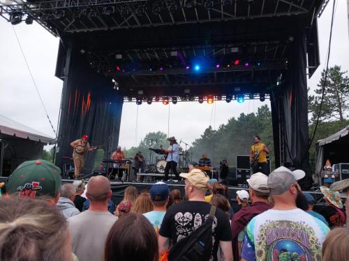 Them Coulee Boys perform at the Main Stage at Blue Ox 2024