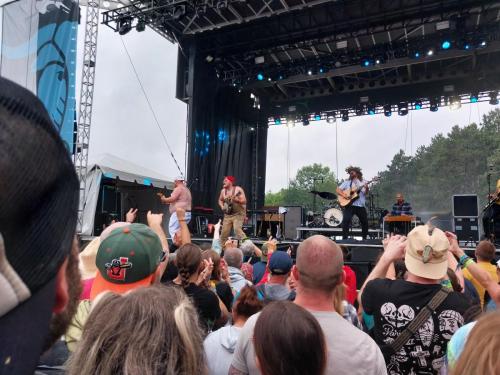 Them Coulee Boys perform at the Main Stage at Blue Ox 2024