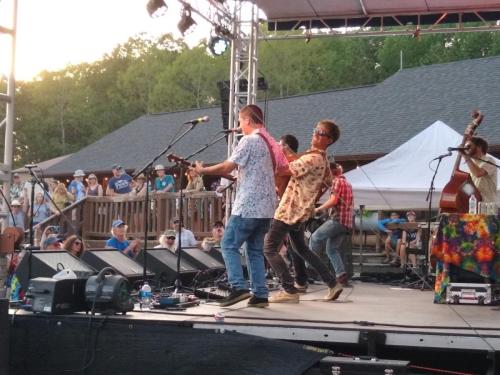 Fireside Collective perform the Saloon Stage in 2022