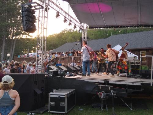 Fireside Collective perform the Saloon Stage in 2022