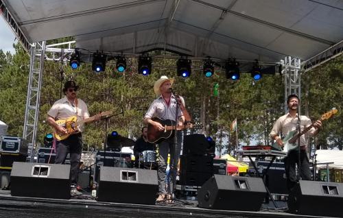 Ryan Necci and Buffalo Gospel performs the Saloon Stage at Blue Ox 2018