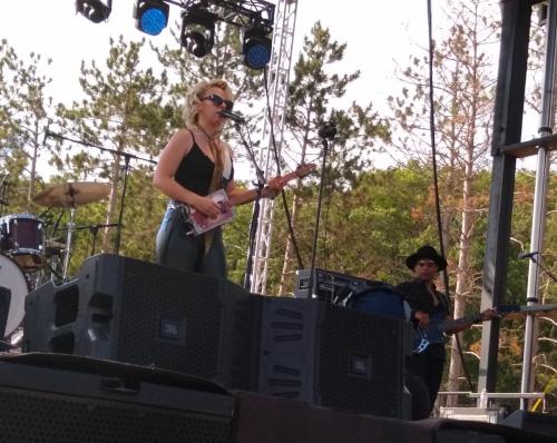 Samantha Fish performs at the Main Stage at Blue Ox 2024