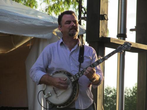 Rob McCoury of The Travelin' McCourys performs at the Main Stage at Blue Ox 2017
