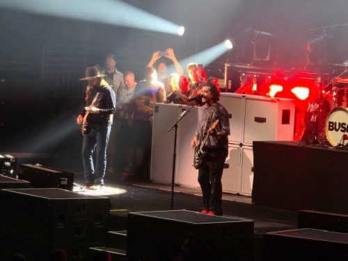 Bush at Fiserv Forum; photo by Joshua M. Miller