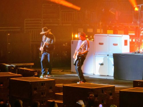 Bush at Fiserv Forum; photo by Joshua M. Miller