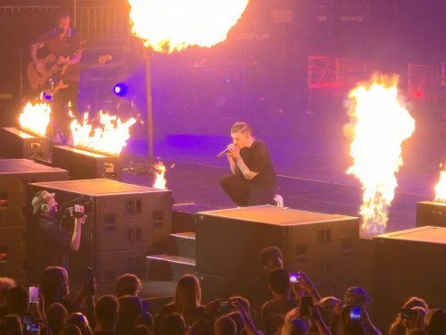 Shinedown at Fiserv Forum; photo by Joshua M. Miller