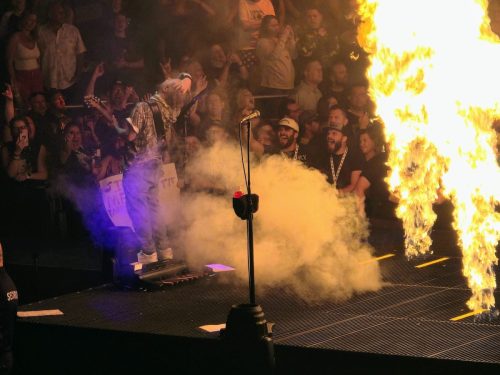 Shinedown at Fiserv Forum; photo by Joshua M. Miller